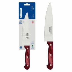 Cuchilla De Cocina Tramontina Polywood 7 PuLG Acero Inox