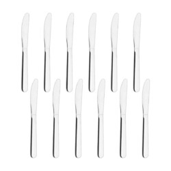 Cuchillo Postre Malibu X 12 Unid. Tramontina Ac. Inoxidable