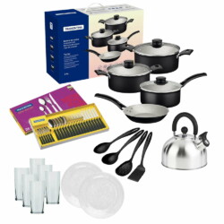 Kit De Cocina Ollas Completo 53 Piezas Bateria Tramontina
