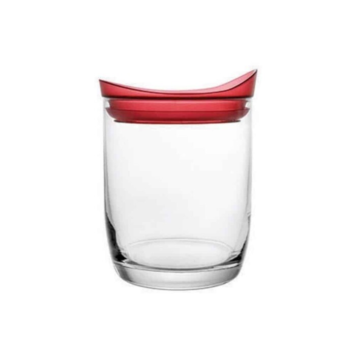 Frasco Vidrio Tarro 700 Ml Tapa Plastica Colorex