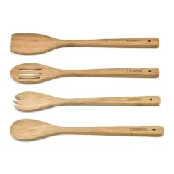 Juego De Menage Tramontina Bambu Utensilios 4 Piezas