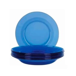 Plato Hondo Duralex 22 Cm Linea Oceano X6 Unid.