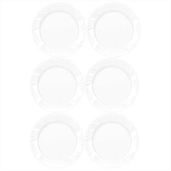 Plato Postre Duralex Opaline Petala 19,5 Cm X6 Unid.