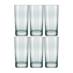 Vaso Vidrio Refresco Nadir 320 Ml Atol X6 Unid.
