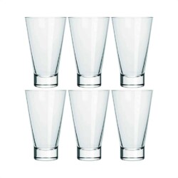 Vaso Vidrio Refresco Nadir 400 Ml Ilhabela X6 Unid.
