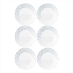 Plato Postre Vidrio Duralex 19 Cm Saturno X6 Unid.