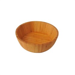Bowl Recipiente De Bambu Madera 24 X 8,5 Cm Bambum