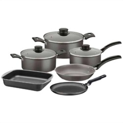 Juego De Ollas Tramontina 9 Piezas Asadera Panquequera