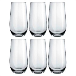 Vaso Vidrio Dubai Nadir Refresco 530 Ml X 6 Unidades