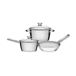 Juego De Ollas Tramontina Cocina Allegra 3 Piezas Induccion