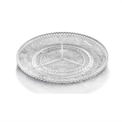 Copetinero De Vidrio 3 Divisiones 25 Cm Tariq