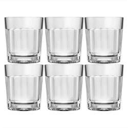Vaso Vidrio 315 Ml Nadir X6 Unid. Americano Old Fashioned