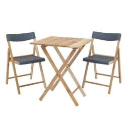 Juego Mueble De Jardin Tramontina 3 Piezas Mesa Silla