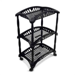 Organizador De Cocina Frutero Baño 3 Estantes Plastico