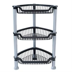 Organizador De Cocina Frutero Baño 3 Estantes Triangular