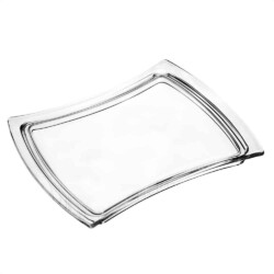 Plato Para Torta Vidrio Fuente Bandeja 30 Cm Grupo Dos