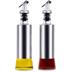 Dispensador De Aceite Vinagre Aceitero Botella X 2 Uni