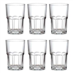 Vaso Vidrio Refresco 377 Ml Crisa X6 Unid. Grupo Dos