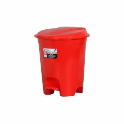 Papelera Con Pedal Basurera Plastico 12 Litros