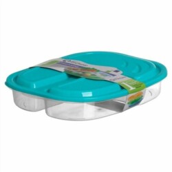 Tupper 3 Divisiones Plastico Bpa Free Apto Para Microo