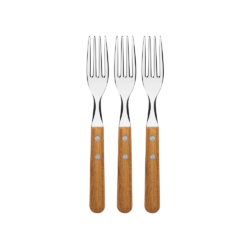 Tenedor Tramontina Mango De Madera Dynamic X3 Unid