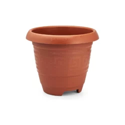 Maceta Redonda Para Plantas Macetero Jardin 15 L Terracota