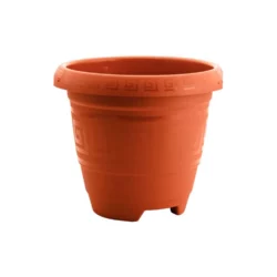 Maceta Redonda Para Plantas Macetero Jardin 26 L Terracota