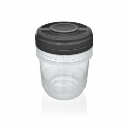 Juego De Tuppers Plastico Redondo 750 Ml Bager X2 Unid.