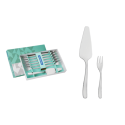 Juego De Cubiertos Tramontina Pastel Acero Inox Meresias