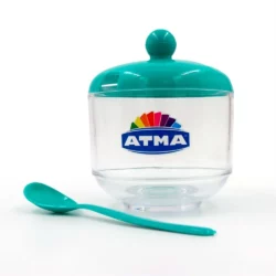 Azucarero Plastico Con Cuchara 10 Cm X 8 Cm Grupo Dos