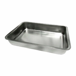 Asadera Acero Inoxidable Rectangular 40 Cm X 30 Cm X 7 Cm