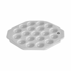 Provolonera Ceramica Blanco 26.5 Cm X 2.6 Cm 19 Porciones