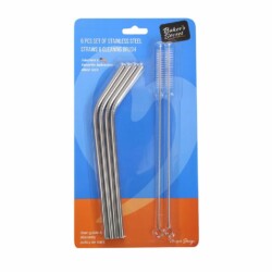 Set 4 Sorbitos Acero Inoxidable Con Limpiadores 6 Piezas