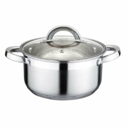 Olla De Induccion Acero Inoxidable Triple Fondo 9,8 Litros