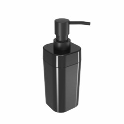 Dispensador De Jabon 290 Ml Plastico Negro Coza