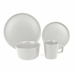 Juego De Vajilla Ceramica 16 Piezas Con Taza Lisboa