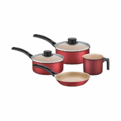 Juego De Ollas Tramontina Bateria Teflon 4 Piezas Turim
