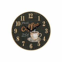 Reloj De Pared 28.8 Cm X 3.5 Cm Coffee Selecta