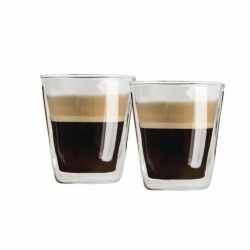 Vaso Doble Vidrio Termico Cafe 85 Ml X 2 Uni Grupo Dos