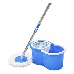 Balde Con Mopa Giratoria Y Centrifugador 360 Limpiador