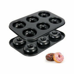 Molde De Donas X6 Teflon Antiadherente Asadera