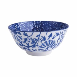 Bowl Ceramica Diseño Flores Tazon 16 X 7 Cm