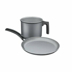 Juego De Panquequera Hervidor Antiadherente Tramontina 2 Pz