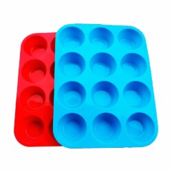 Molde De Silicona 12 Muffins 29 X 22 Cm Grupo Dos