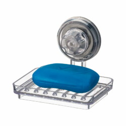 Jabonera Porta Jabon Con Ventosa Baño Cocina Plastico