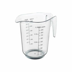 Jarra Medidora Plastico Gramos Y Liquidos 1000 Ml Bager