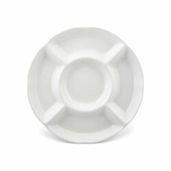 Copetinero Plato Ceramica 5 Divisiones 20 Cm Picada