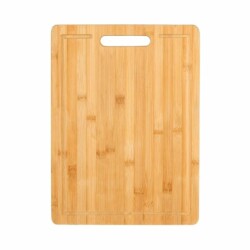 Tabla De Madera Bambu Cocina Para Picar Servir 36 Cm Asado