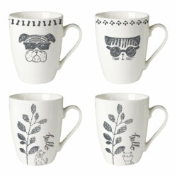 Taza Ceramica Jarro Mug 340 Ml Cafe Te Bombe Grupo Dos