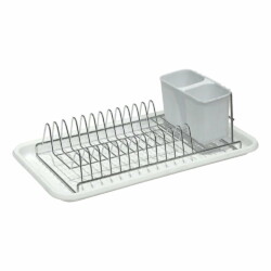 Escurridor De Platos Vajilla Cubiertos Vasos Con Bandeja